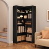 Garvee Corner Bookshelf 71.8'' Farmhouse Corner Bookcase,  5 Tier L-Shaped Tall Bookcase Corner Shelf Large Display Rack - 4 of 4
