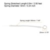 Unique Bargains Plastic Detachable Spiral Spring Coil Strap Keyring Lanyards - 2 of 4