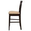 NicBex Counter Stools Set of 2 Rustic Style Counter Height Stools with Cutout Design and Upholstered Cushion for Kitchen Island, Cafe - 4 of 4