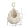 Unique Bargains Handmade Natural Durable Space-Saving Hanging Basket 1 Pcs - 2 of 4