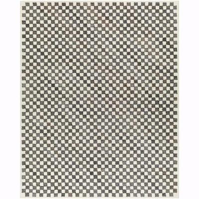 Hauteloom Halen Taupe Checkered Area Rug