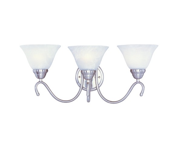 Newport 3 Light Vanity - Nickel