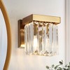 LNC Labradorite Bathroom Crystal Vanity Lights, Polished Gold, 1 Light/3 Light/4 Light - 2 of 4