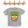 The Juniper Shop SmileyWorld Bruh Paint Drip Distressed Youth Short Sleeve Tee - 2 of 4