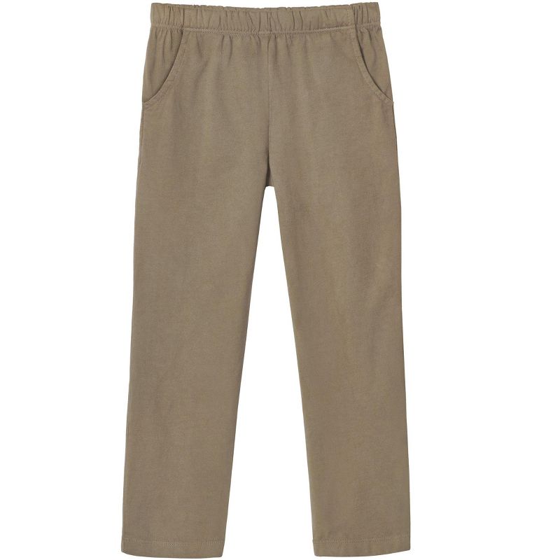 City Threads USA-Made Girls Soft Cotton UPF 50+ Jersey Pocket Pants, 1 of 5