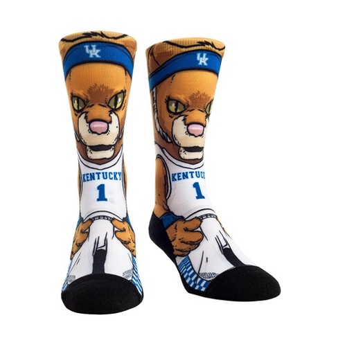 NCAA Kentucky Wildcats - HyperOptic Mascot Rock 'Em Socks - Youth - image 1 of 3