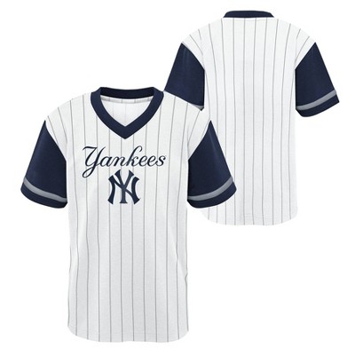 Mlb Pittsburgh Pirates Boys' White Pinstripe Pullover Jersey : Target