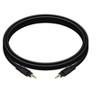 Monoprice Audio Cable - 6 Feet - Black | Premium 3.5mm Stereo Male to 3.5mm Stereo Male 22AWG, Gold Plated - 4 of 4