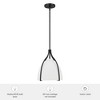 Hunter Fans 12" Arcelia Ceiling Light Matte Black Pendant - Elegant Modern Design for Indoor Spaces - 4 of 4