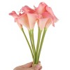 Unique Bargains Household Room Ornament Elegant Wedding Calla Lily Artificial Flowers Bouquet 10 Pcs - 3 of 4