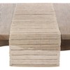 Saro Lifestyle Be Weave Me Natural Table Runner, 14"x72", Beige - 2 of 4
