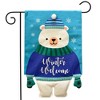 Briarwood Lane Winter Garden Flag 12x18 For Outdoor Winter Welcome Polar Bear Burlap For Winter Garden Flag Flags For Outside - 2 of 3