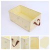 Unique Bargains Fabric Collapsible Printed Storage Bins with Handles - 2 of 4