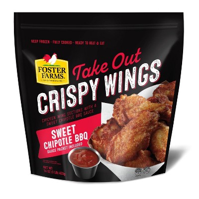 Foster Farms Chipotle BBQ Take Out Chicken Wings - Frozen - 16oz