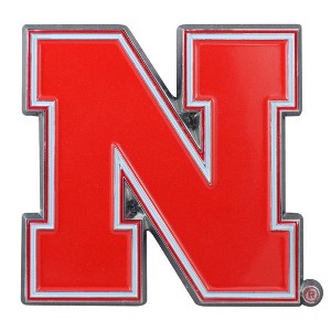 NCAA University of Nebraska Cornhuskers 3D Metal Emblem - 1 of 3