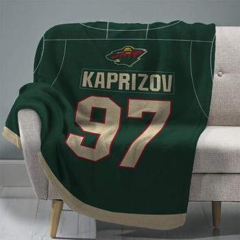 Sleep Squad Minnesota Wild Kirill Kaprizov 60 x 80 Plush Jersey Blanket
