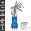 Fleming Supply Multi Tool LED Flashlight For Emergencies, Camping, and Cars - Blue - 3 of 4