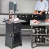 VEVOR Commercial Electric Meat Bandsaw, 850W Stainless Steel Vertical Bone Sawing Machine, 19.1"x15" Workbench, 7.09 Inch Cutting Thickness, Grey - 2 of 4