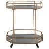 Daymont Bar Cart Gold Finish - Signature Design by Ashley - 2 of 4