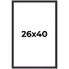PosterPalooza | Antique Red Picture Frame - UV Acrylic, Foam Board Backing, Hanging Hardware - 2 of 4