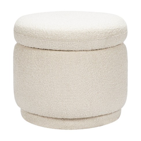 Boucle on sale stool ottoman