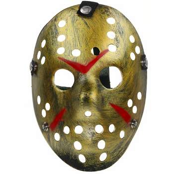 Skeleteen Horror Hockey Costume Mask - Gold