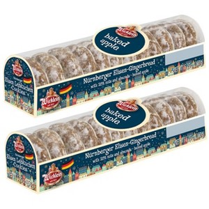 Wicklein Mini Nurnberger Elisen-Gingerbread Baked Apple Glazed Lebkuchen 5.29 Oz. /150 g.(Pack of 2) - 1 of 4