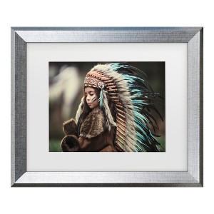 Trademark Fine Art - Carmit Rozenzvig Chief Of My Dreams Matted Framed Art - 1 of 4