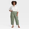 Women's High-Rise Casual Cargo Pants - Ava & Viv™ - 3 of 3