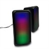 Goodmans 2.0 Bluetooth Gaming Speakers w/ Color Changing LED Lighting - image 3 of 4