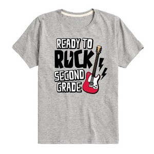 Boys' - Instant Message - Ready To Rock Second Grade Short Sleeve Graphic T-Shirt - 1 of 4
