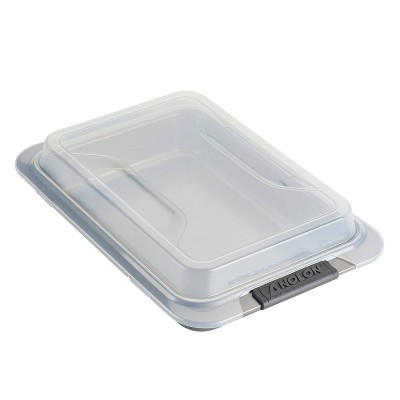 Anolon Advanced Bakeware 9 X 5 Nonstick Loaf Pan With Silicone Grips Gray  : Target