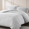 Lush Décor Full/Queen Lima Stripe Cotton Duvet Cover Gray - 4 of 4