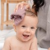 Baby Washcloths Muslin Cotton, Large 10”x10” by Comfy Cubs - 4 of 4