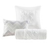 Lyngins 7-Piece Queen Comforter Set, Tufted Design Bedding Set, Quilt Bedding Set with Shams, Pillows & Bed Skirt, Hypoallergenic - 4 of 4