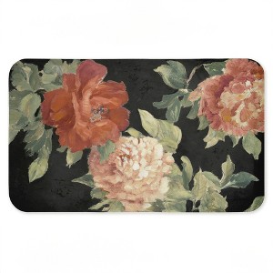 Stupell Industries Beauty Of The Blossom on Black Printed Anti-Fatigue Floor Mat, design by Lanie Loreth, 30"x18" - 1 of 4