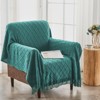 Inhand Knitted Gift Throw Blanket for Couch and Bed, 50"x60" Romatic Lightweight Decorative with Tassel, Farmhouse Warm Woven for Women - 4 of 4