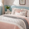 NicBex 6-Piece Cotton Percale Bedding Comforter Sets, All Season Bedding Set Reversible- printed Quilt Set with Throw Pillows, Machine Washable - 3 of 4