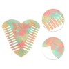 Unique Bargains Heart-shaped Hair Comb 1 Pc - 2 of 4