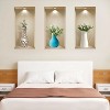 HomeRoots Set of Three Ada Faux Niche 3D Peel and Stick Wall Decals - 2 of 3