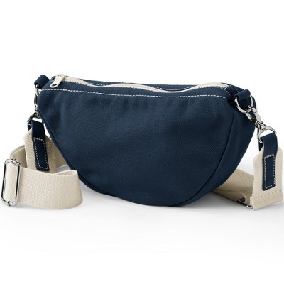 Lands' End Canvas Crescent Crossbody Bag