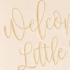 Blue Panda 50 Pack Pink Baby Shower Napkins – “Welcome Little One” Baby Shower Decorations (5x5 In) - 4 of 4