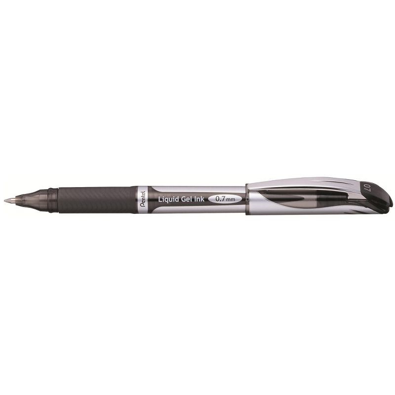 Pentel EnerGel Gel Pens Medium Point Black Ink 12/Pack (BL57-A) 616274, 3 of 4