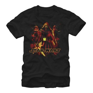 Men's Star Wars The Force Awakens Kylo Ren and Stormtroopers T-Shirt - 1 of 4