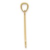 Black Bow Jewelry 14k Yellow Gold Cali Girl State Pendant - 2 of 4