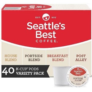 Seattle's Best Medium Roast Variety Pack Keurig K-Cup 40ct - 1 of 4