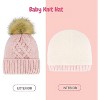 Rising Star Baby Girls and Boys Hat with mittens set, Winter Set for infants Ages 0-24 months - 2 of 4