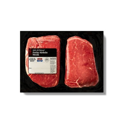 USDA Choice Angus Petite Sirloin Steak - 0.60-1.06 lbs - price per lb - Good & Gather™