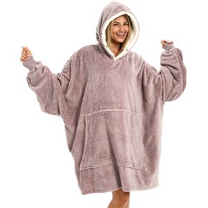 ADR Adult Wearable Blanket, Sweater Hoodie, Blanket with Sleeves for Men & Women Oversized Sweatshirt - 1 of 3
