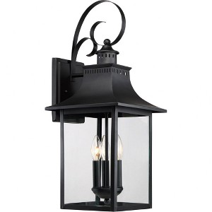 Quoizel Lighting Chancellor 3 - Light Sconce in  Mystic Black - 1 of 1